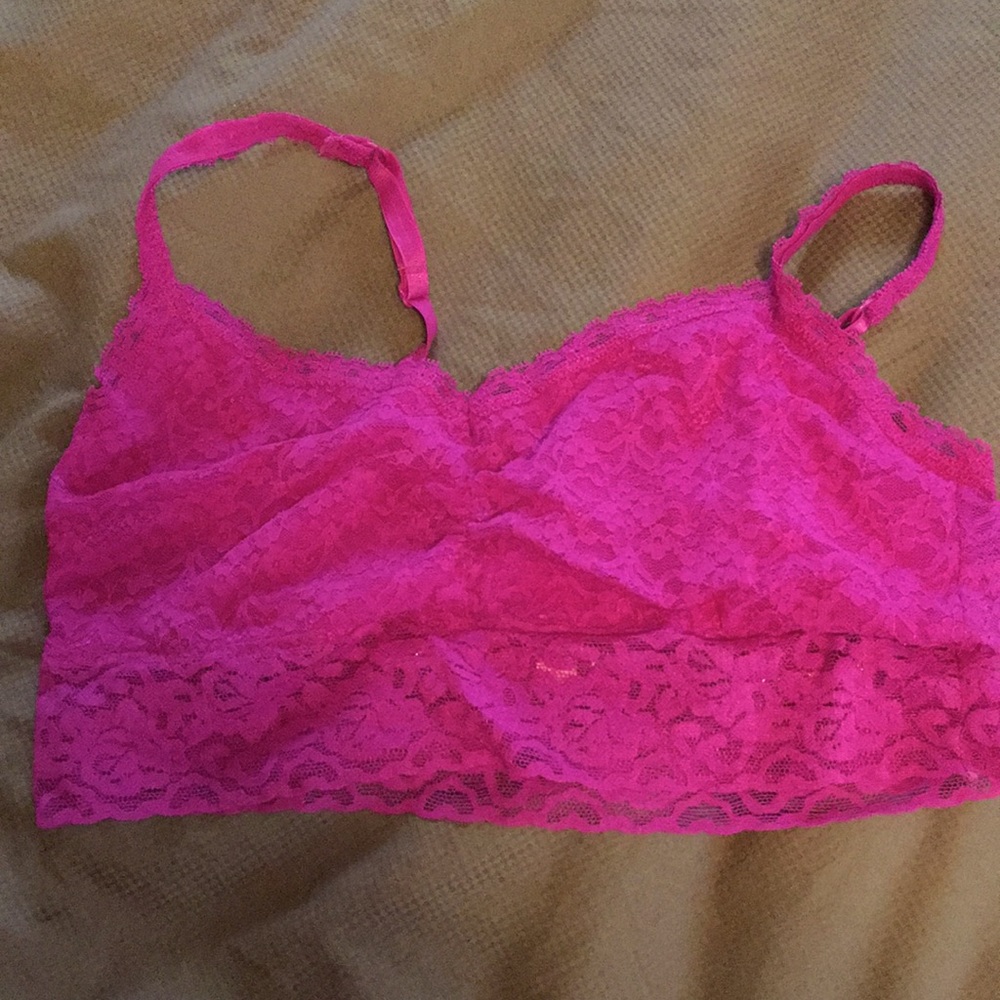 jenni lace bralette lacy pink size m